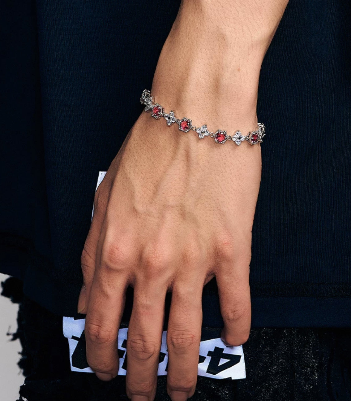 BLOOD DIAMOND SPIKED BRACELET