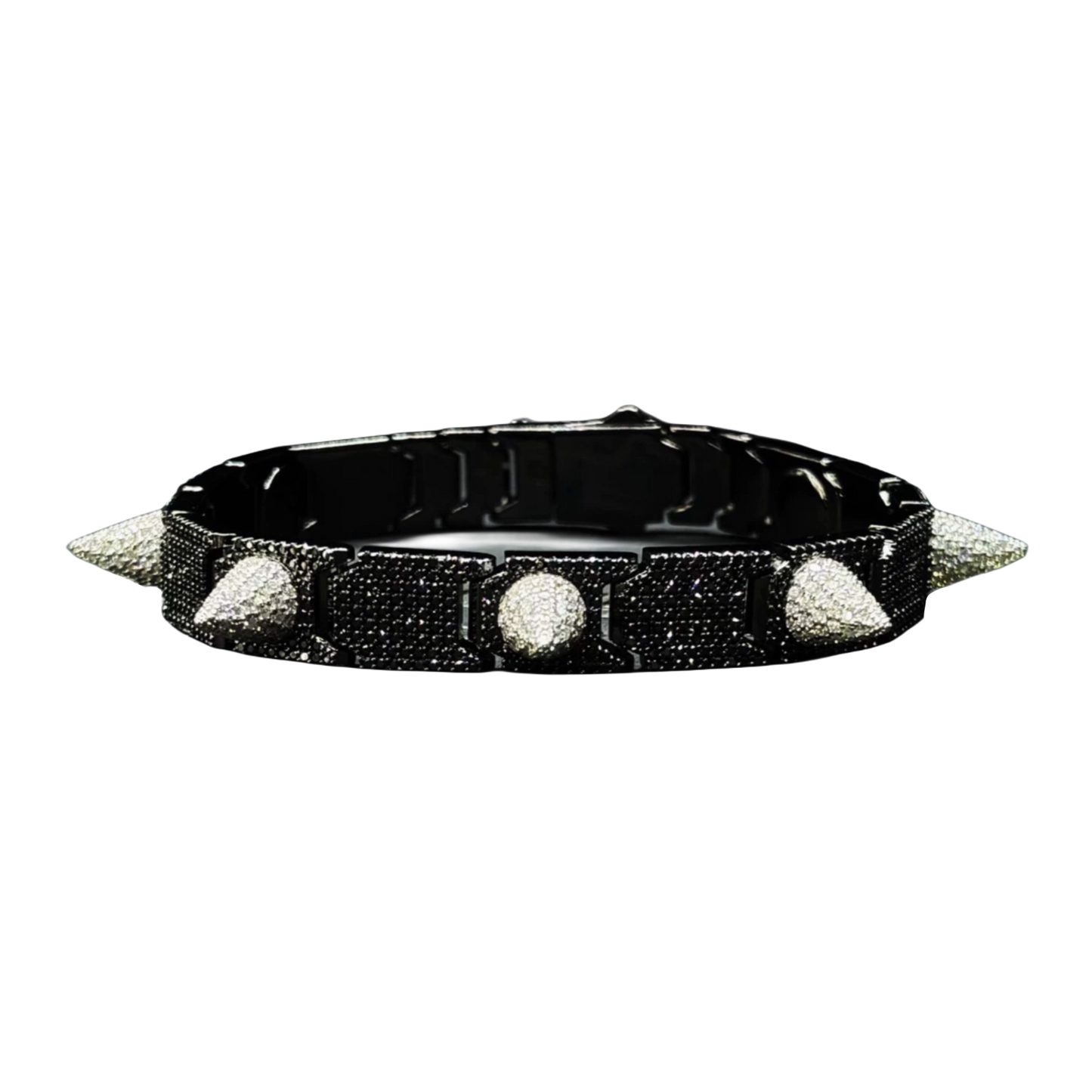 DIAMOND PUNK SPIKE BRACELET (MADE-TO-ORDER)