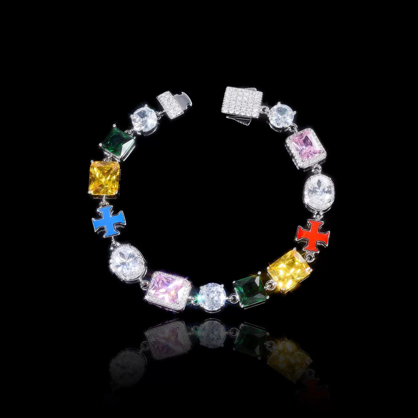 "ROYAL" DIAMOND CHARM BRACELET