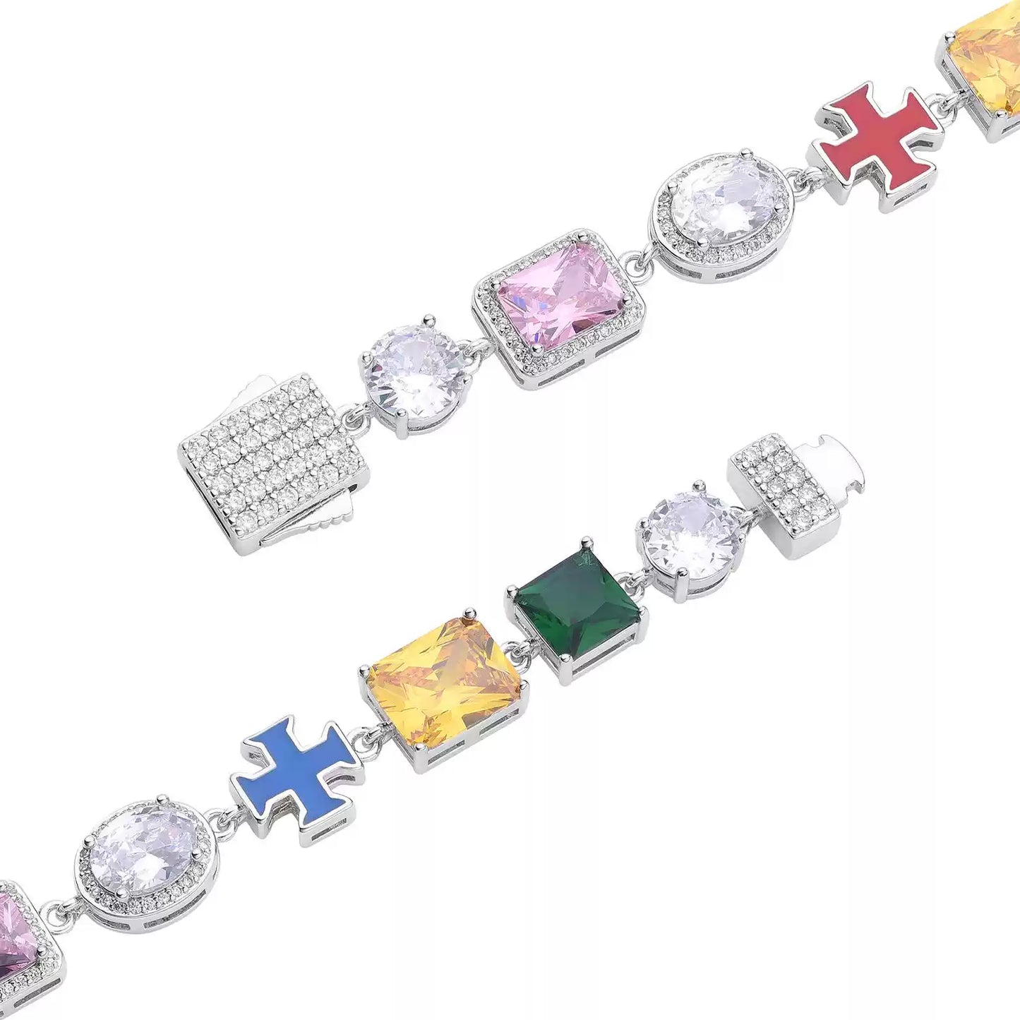 "ROYAL" DIAMOND CHARM BRACELET