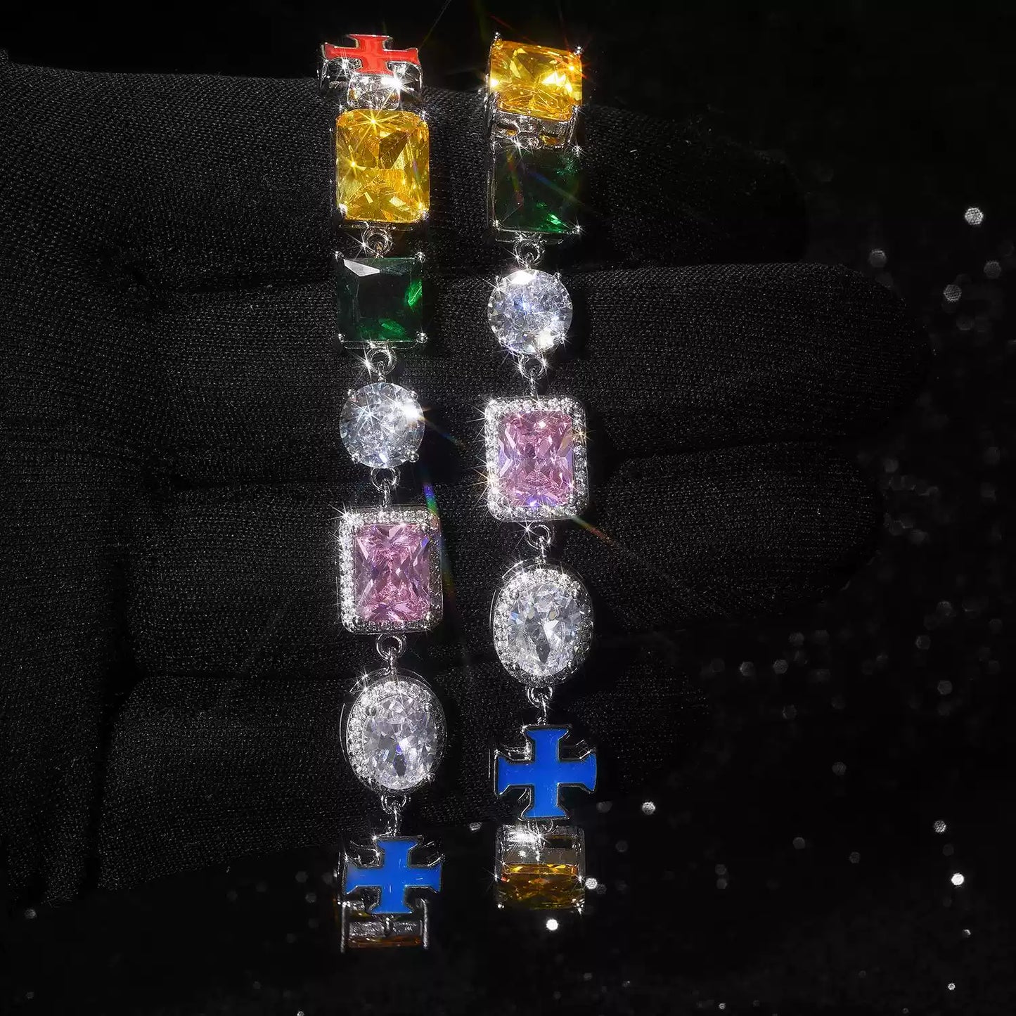 "ROYAL" DIAMOND CHARM BRACELET
