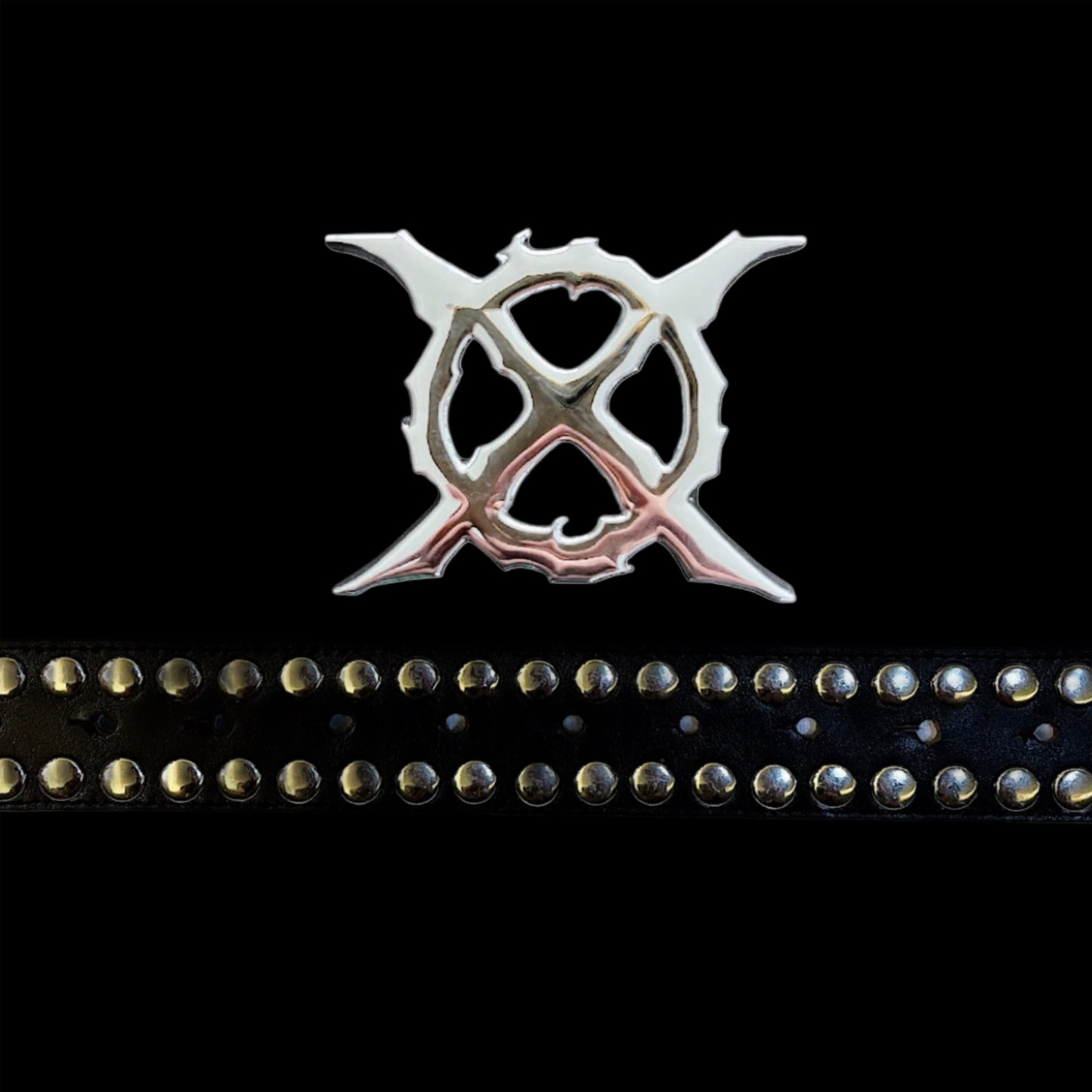 WHITE GOLD X BELT