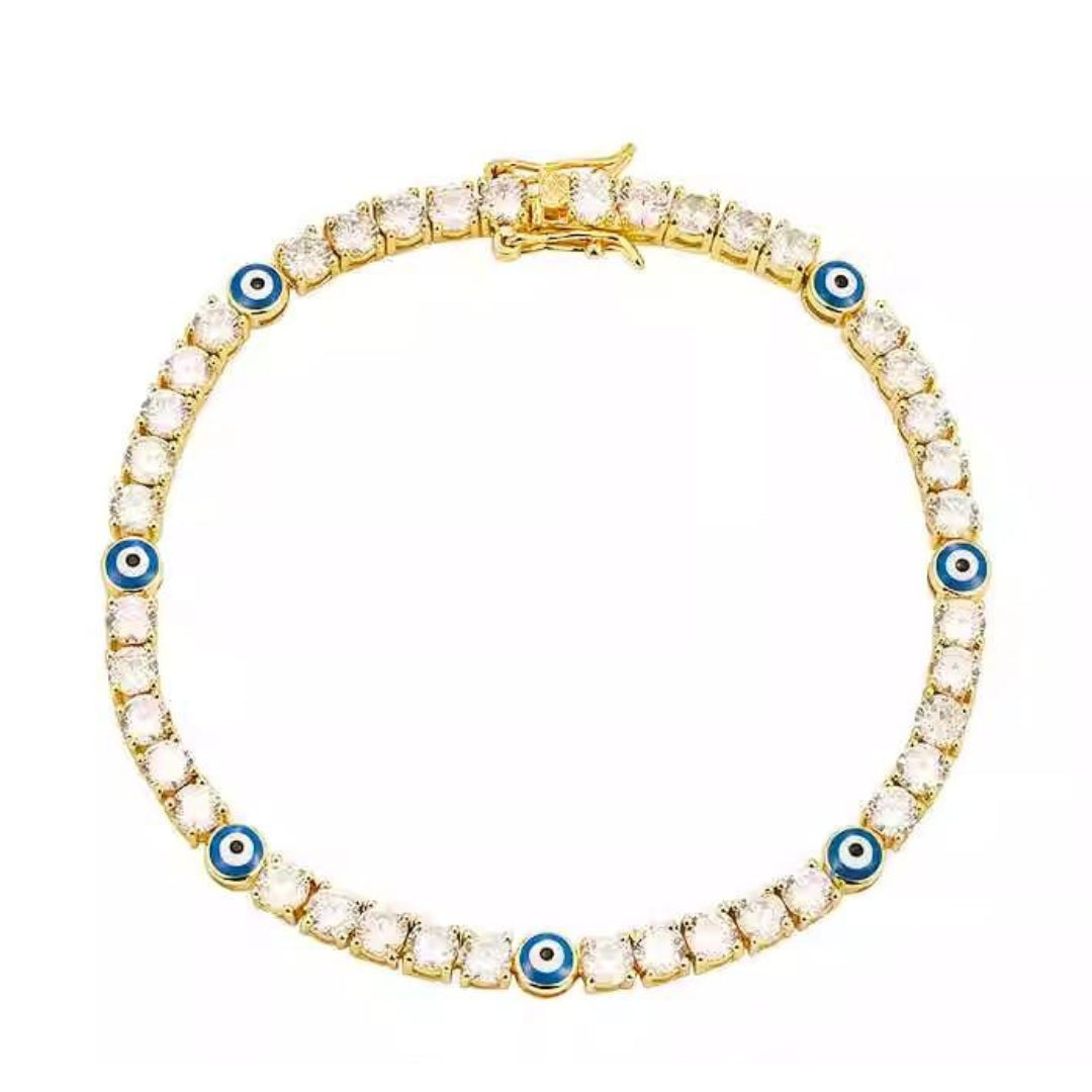 EVIL EYE "GUARDIAN" TENNIS BRACELET