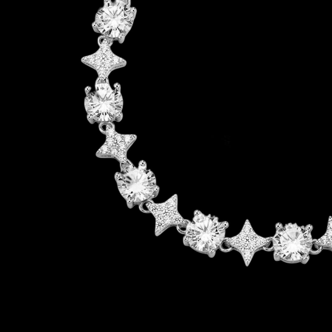“CROWN” SPIKED DIAMOND BRACELET