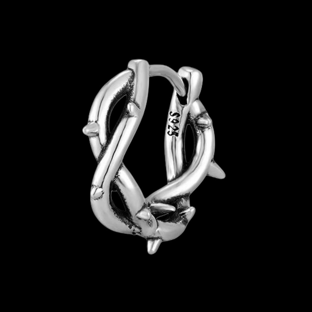 "THORN LOOP" .925 EARRINGS