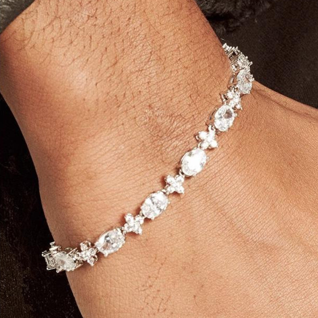 "EXILE" OVAL-CUT SPIKED BRACELET