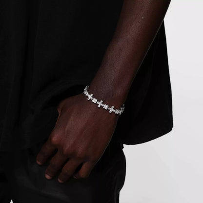 DIAMOND CROSS BRACELET