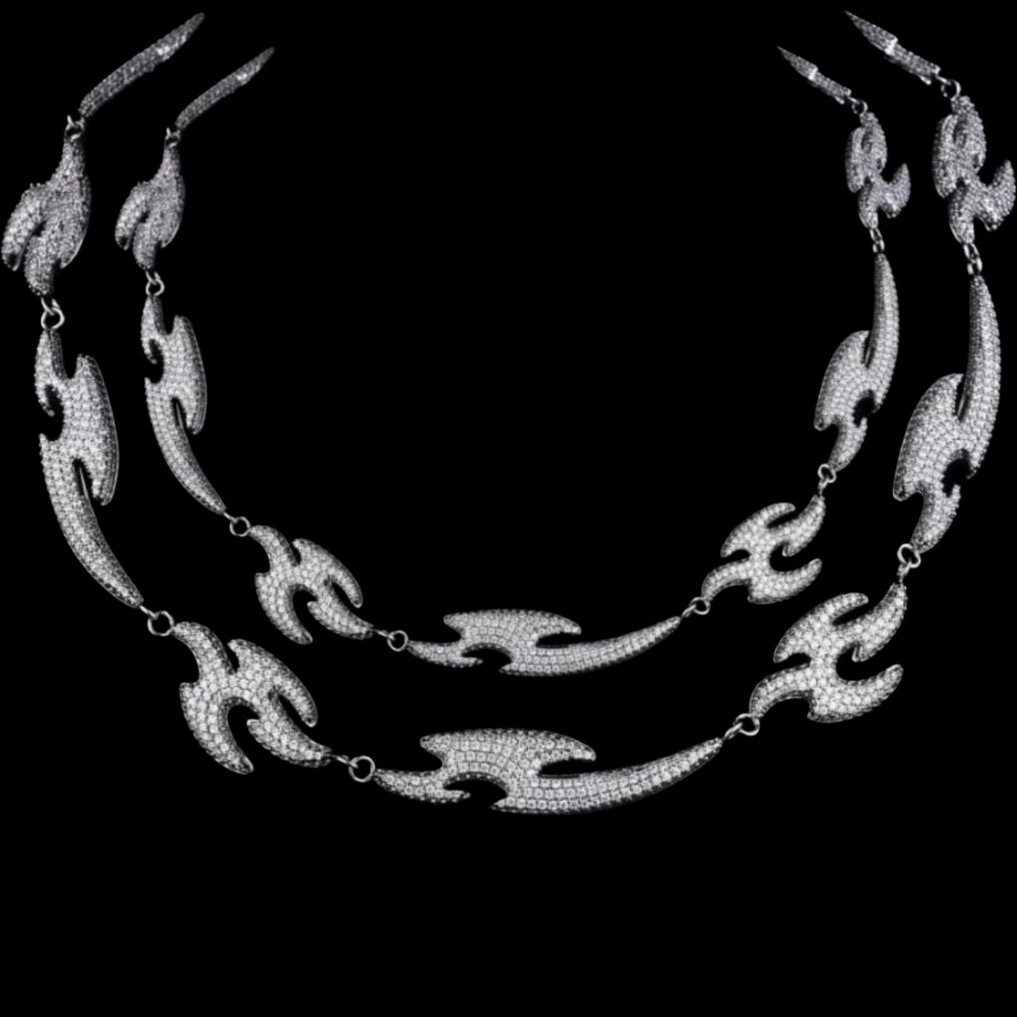 SILVER TRIBAL CHAIN