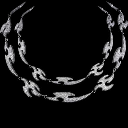 SILVER TRIBAL CHAIN