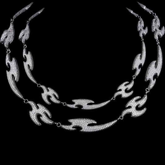SILVER TRIBAL CHAIN