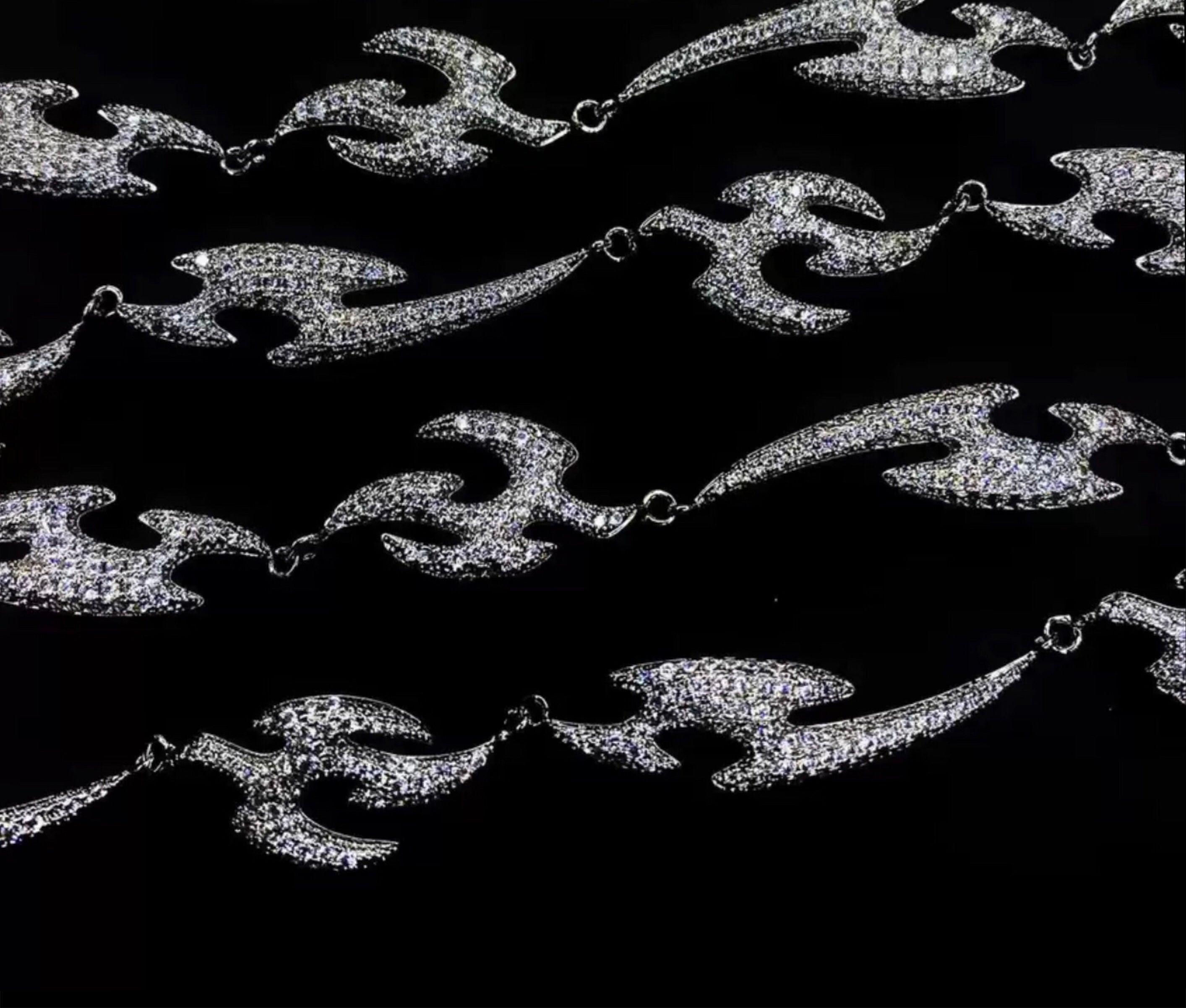 WHITE GOLD TRIBAL CHAIN – STRIKE ARCHIVE