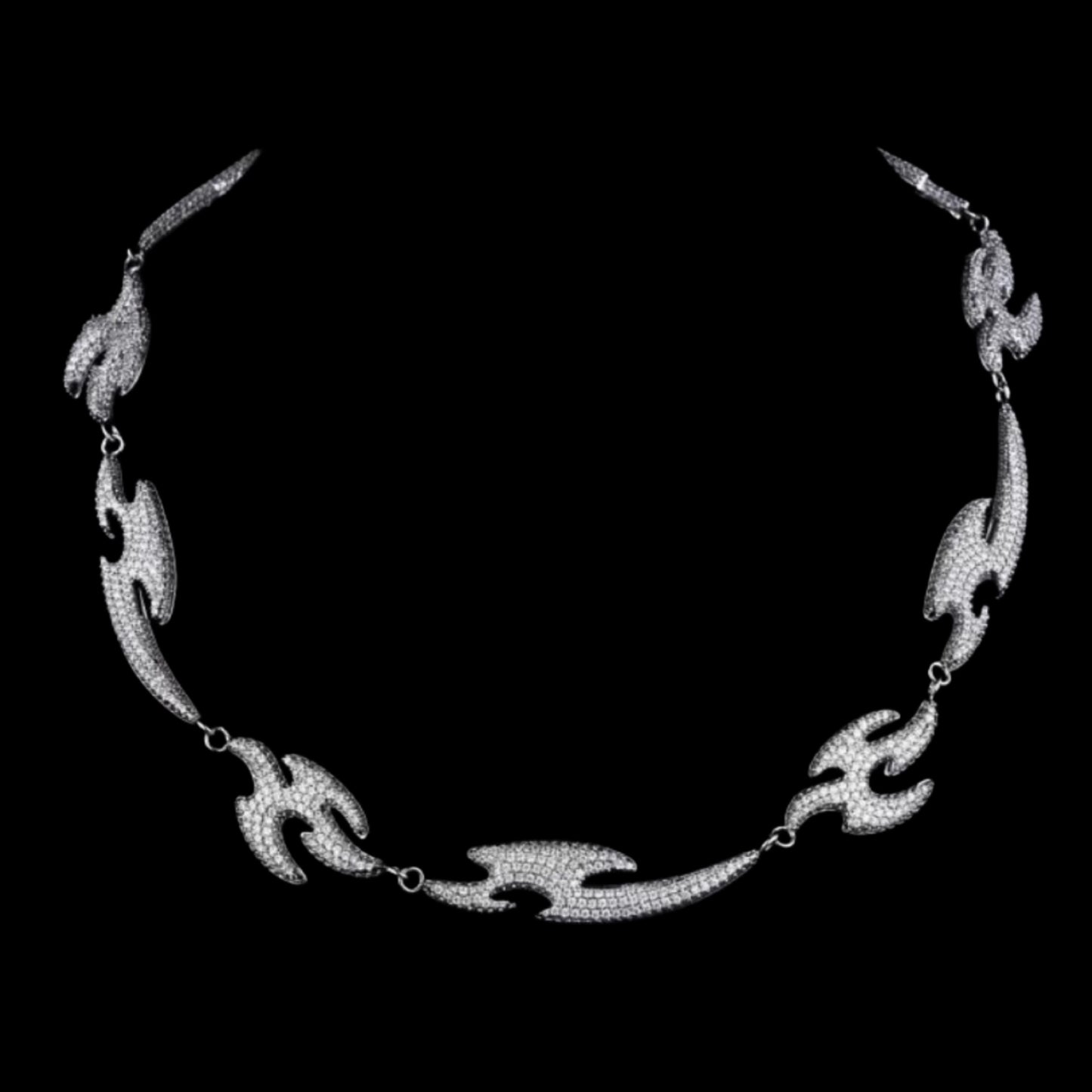 SILVER TRIBAL CHAIN