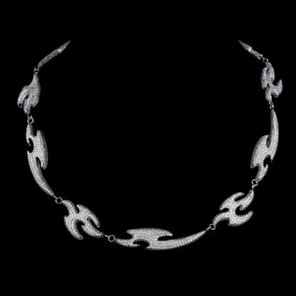 SILVER TRIBAL CHAIN