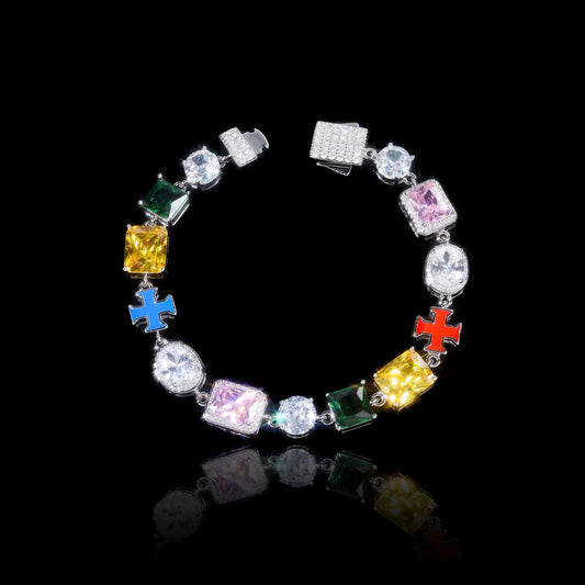 "ROYAL" DIAMOND CHARM BRACELET