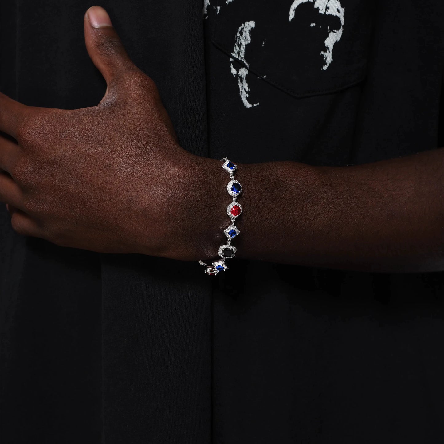 "RADIANCE" MULTI-COLOR ROYAL DIAMOND ADJUSTABLE BRACELET