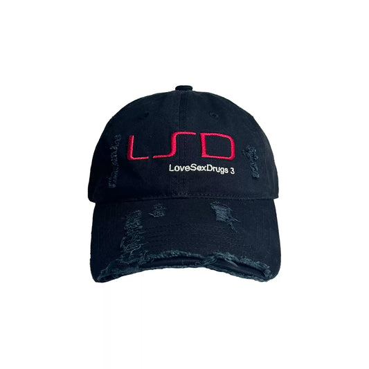 "LSD" DISTRESSED HAT