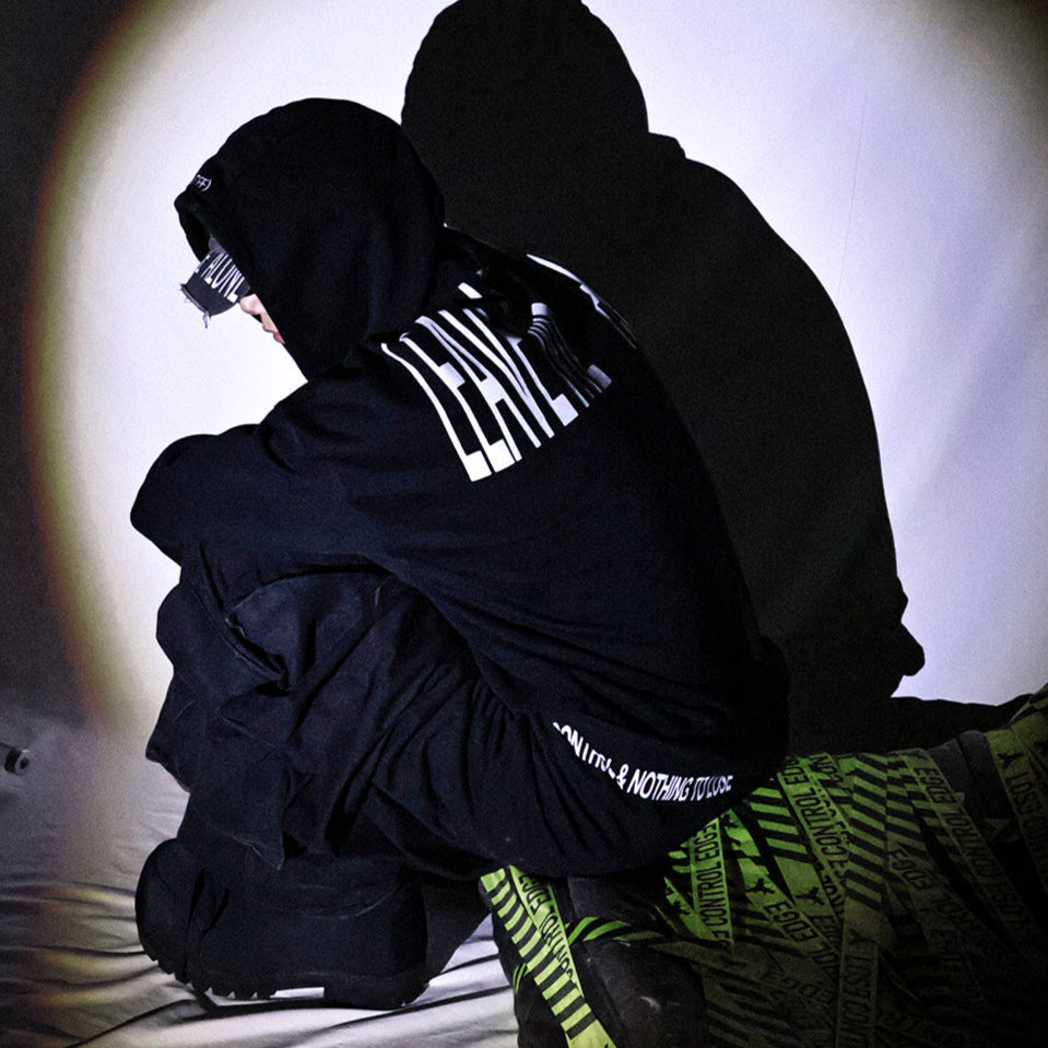 "WARNING" SS25 HOODIE