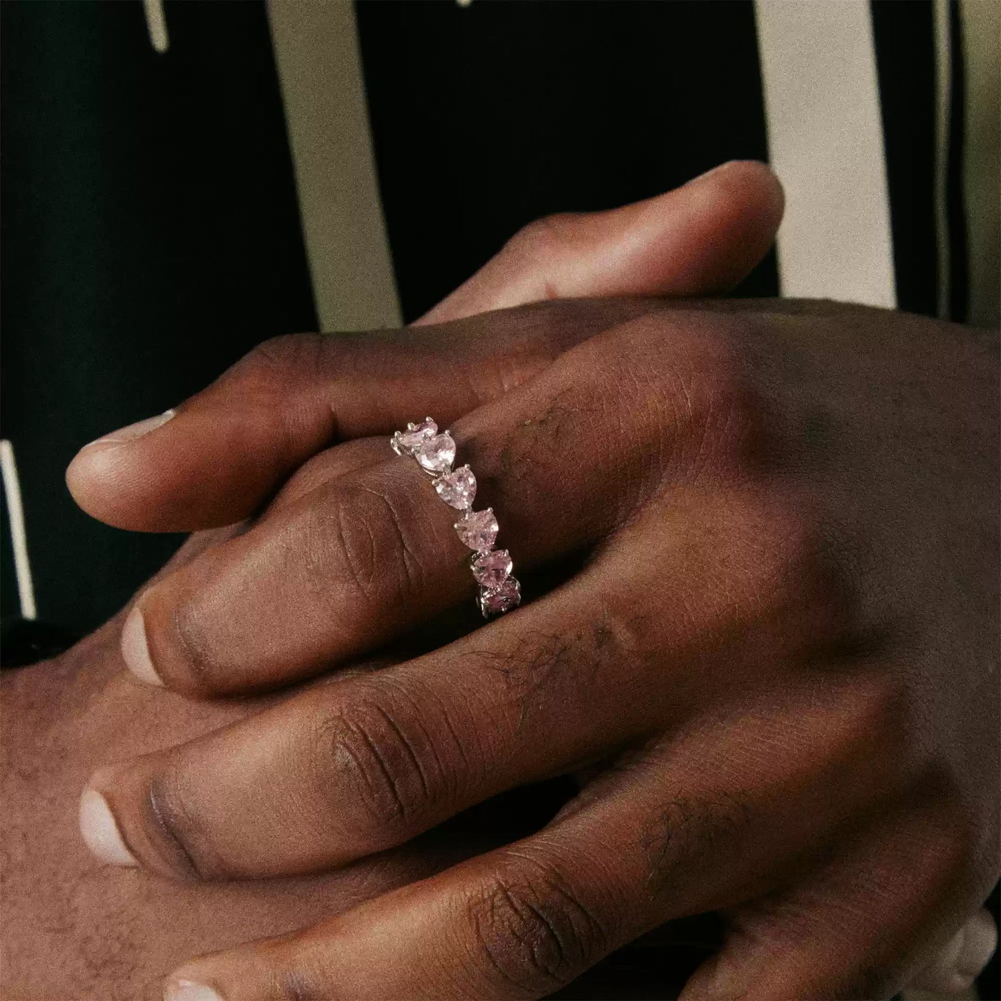 "ETERNAL" HEART-SHAPED DIAMOND RING