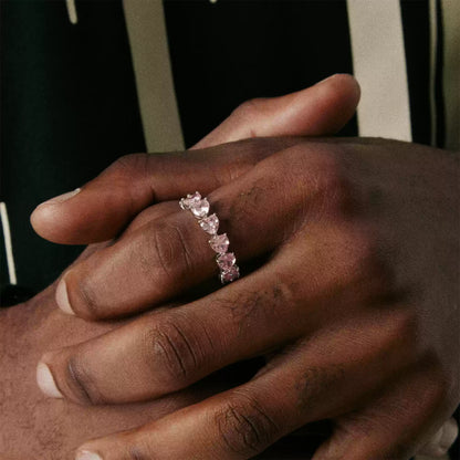 "ETERNAL" HEART-SHAPED DIAMOND RING
