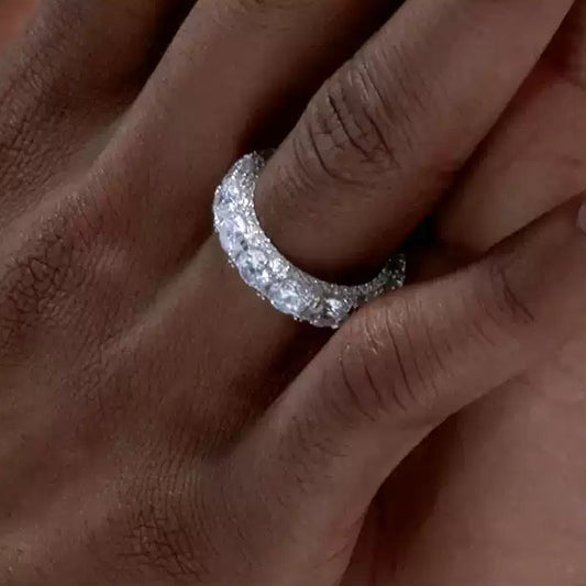 "SACRED" MICRO DIAMOND INLAID RING
