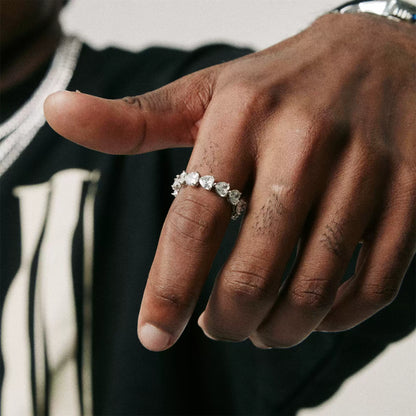 "ETERNAL" HEART-SHAPED DIAMOND RING