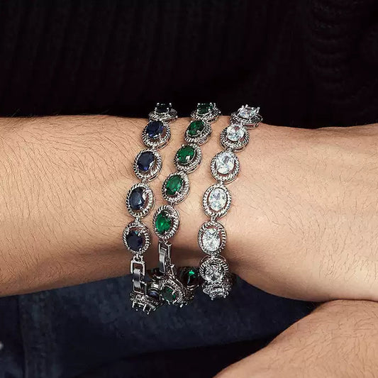 OVAL DIAMOND TENNIS BRACELET