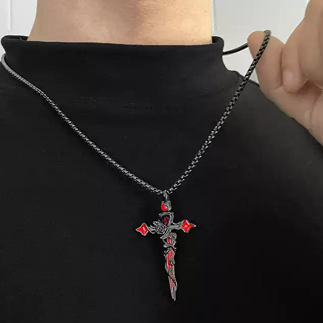 "SHADOW" BLOOD DIAMOND VAMPIRE CROSS