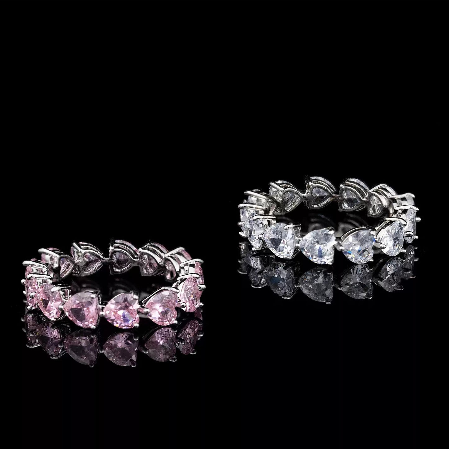 "ETERNAL" HEART-SHAPED DIAMOND RING