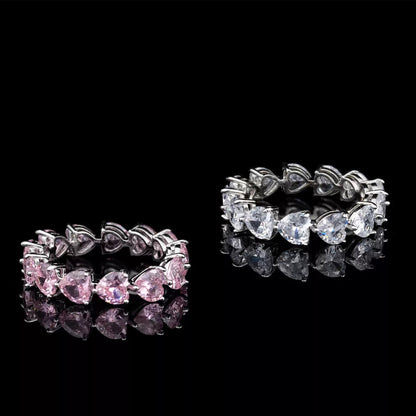 "ETERNAL" HEART-SHAPED DIAMOND RING