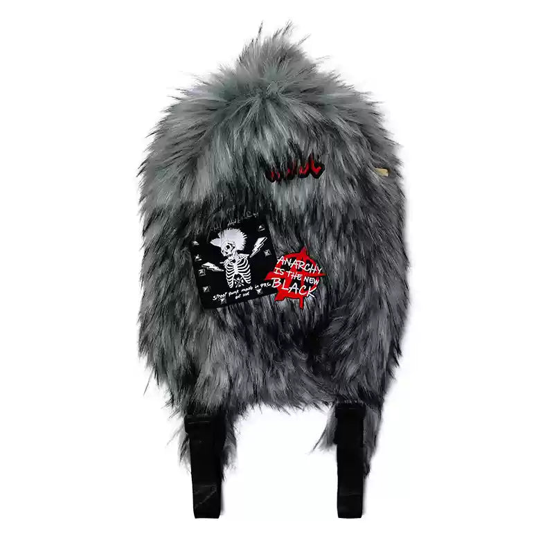 PLUSH FUR BACKPACKS