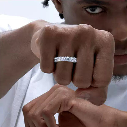 "SACRED" MICRO DIAMOND INLAID RING