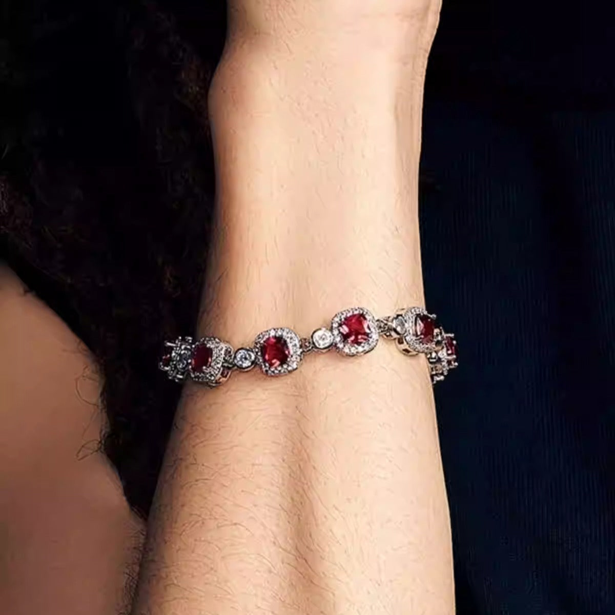 VAMPIRE BLOOD DIAMOND TENNIS BRACELET
