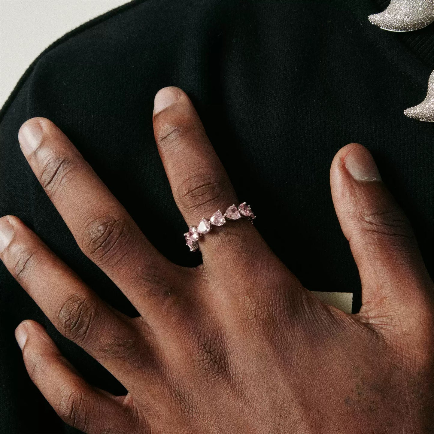 "ETERNAL" HEART-SHAPED DIAMOND RING