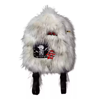 PLUSH FUR BACKPACKS
