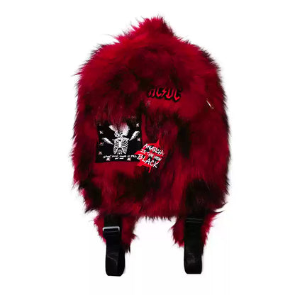 PLUSH FUR BACKPACKS