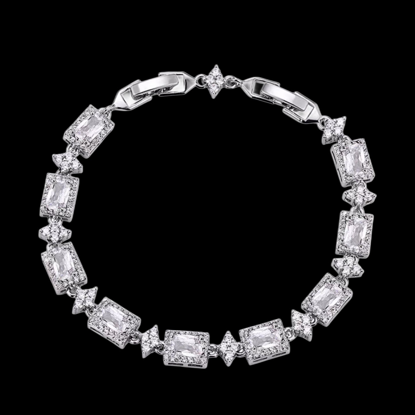 MULTICOLOR SPIKED DIAMOND BRACELET