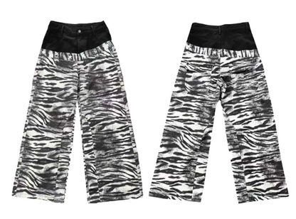 ZEBRA PRINT DENIM