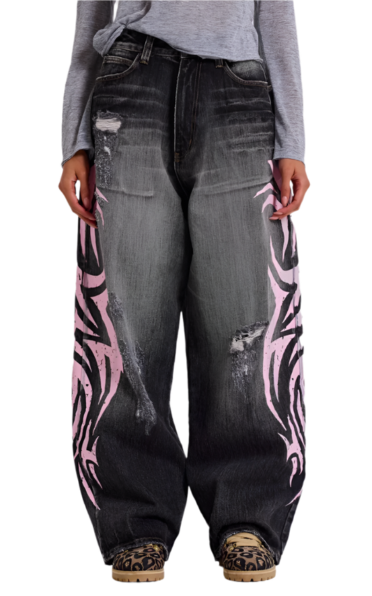 PINK "CYBER" DENIM