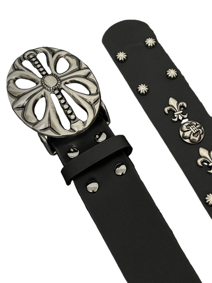 CROSS STUDDED BELT