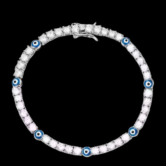 EVIL EYE "GUARDIAN" TENNIS BRACELET