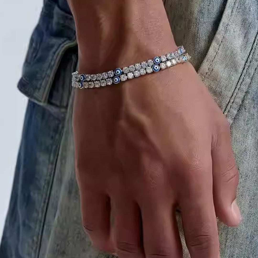 EVIL EYE "GUARDIAN" TENNIS BRACELET