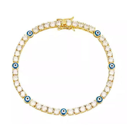 EVIL EYE "GUARDIAN" TENNIS BRACELET