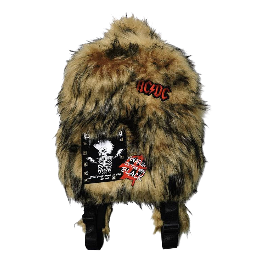 PLUSH FUR BACKPACKS