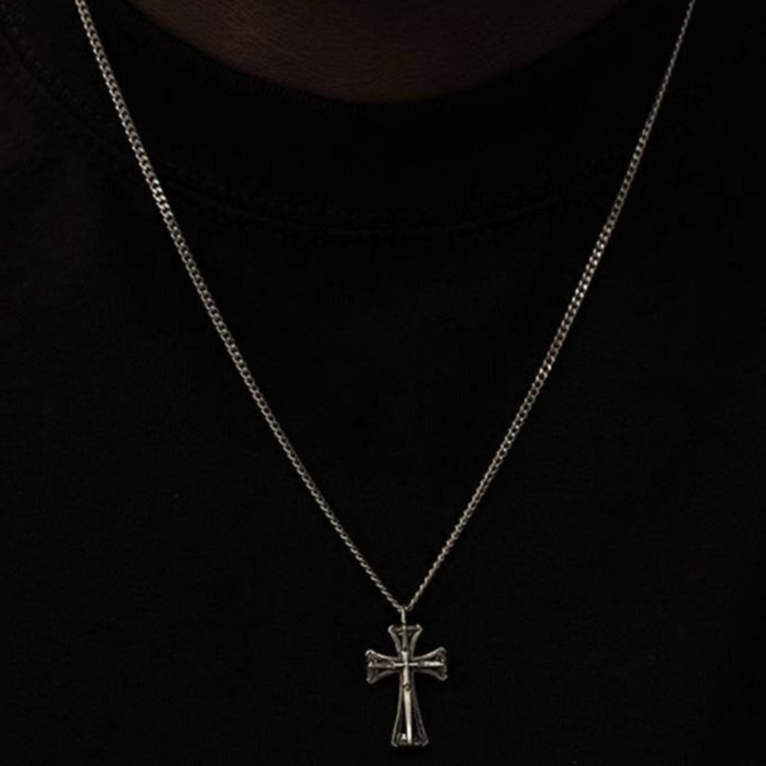 “SPINE OF HEAVEN” CROSS PENDANT