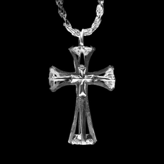 “SPINE OF HEAVEN” CROSS PENDANT