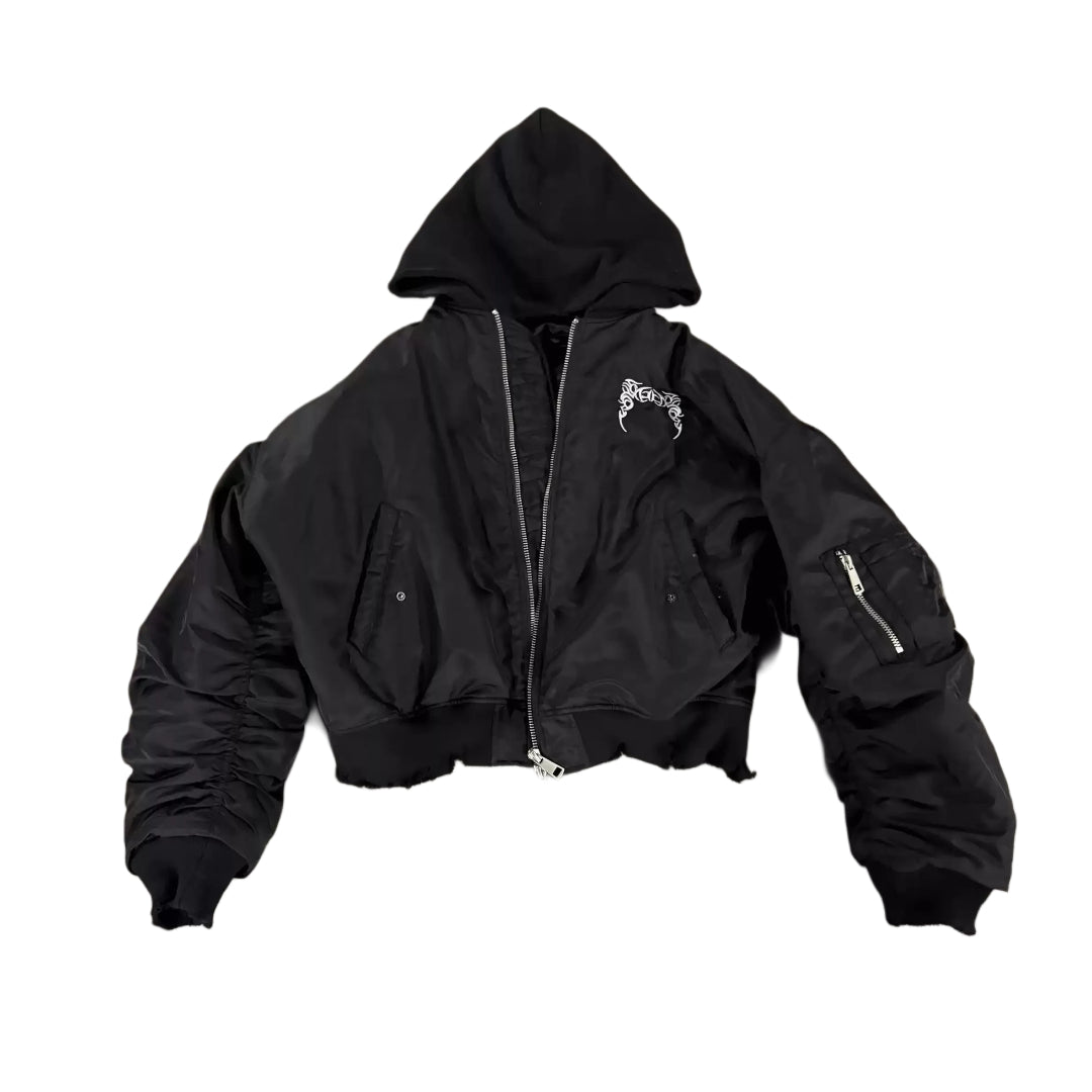 "UVC" EMBROIDERED LOGO BOMBER