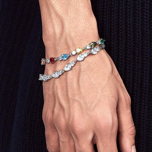 PEAR-CUT TENNIS BRACELET