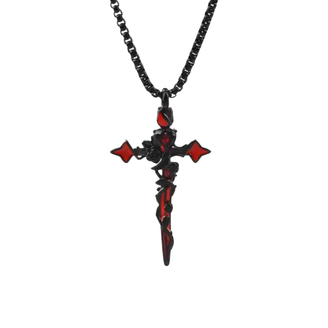 "SHADOW" BLOOD DIAMOND VAMPIRE CROSS