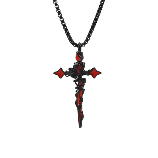 "SHADOW" BLOOD DIAMOND VAMPIRE CROSS