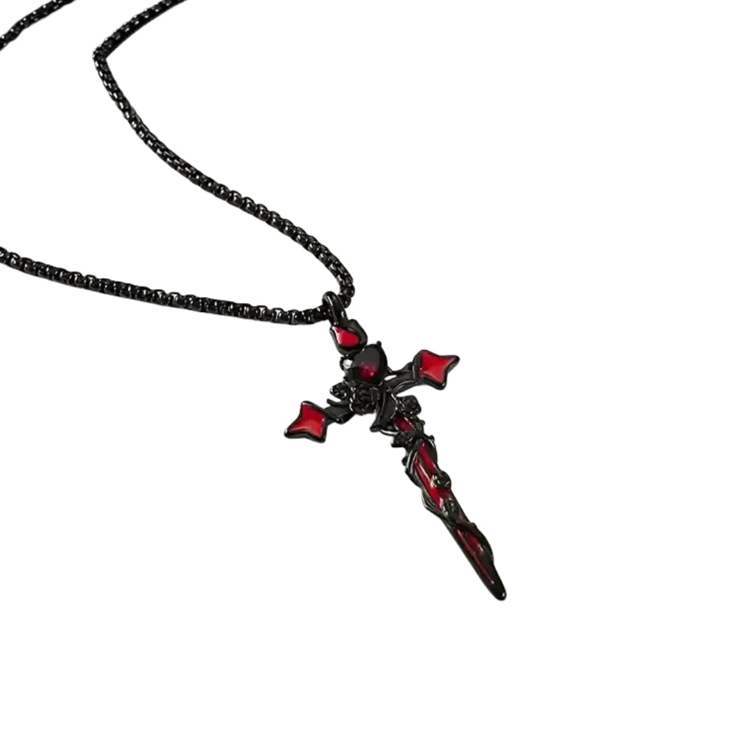 "SHADOW" BLOOD DIAMOND VAMPIRE CROSS